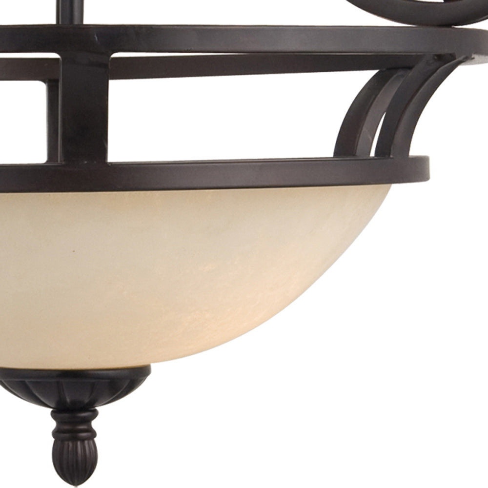 Manor Semi Flush Mount Ceiling Light in Detail.