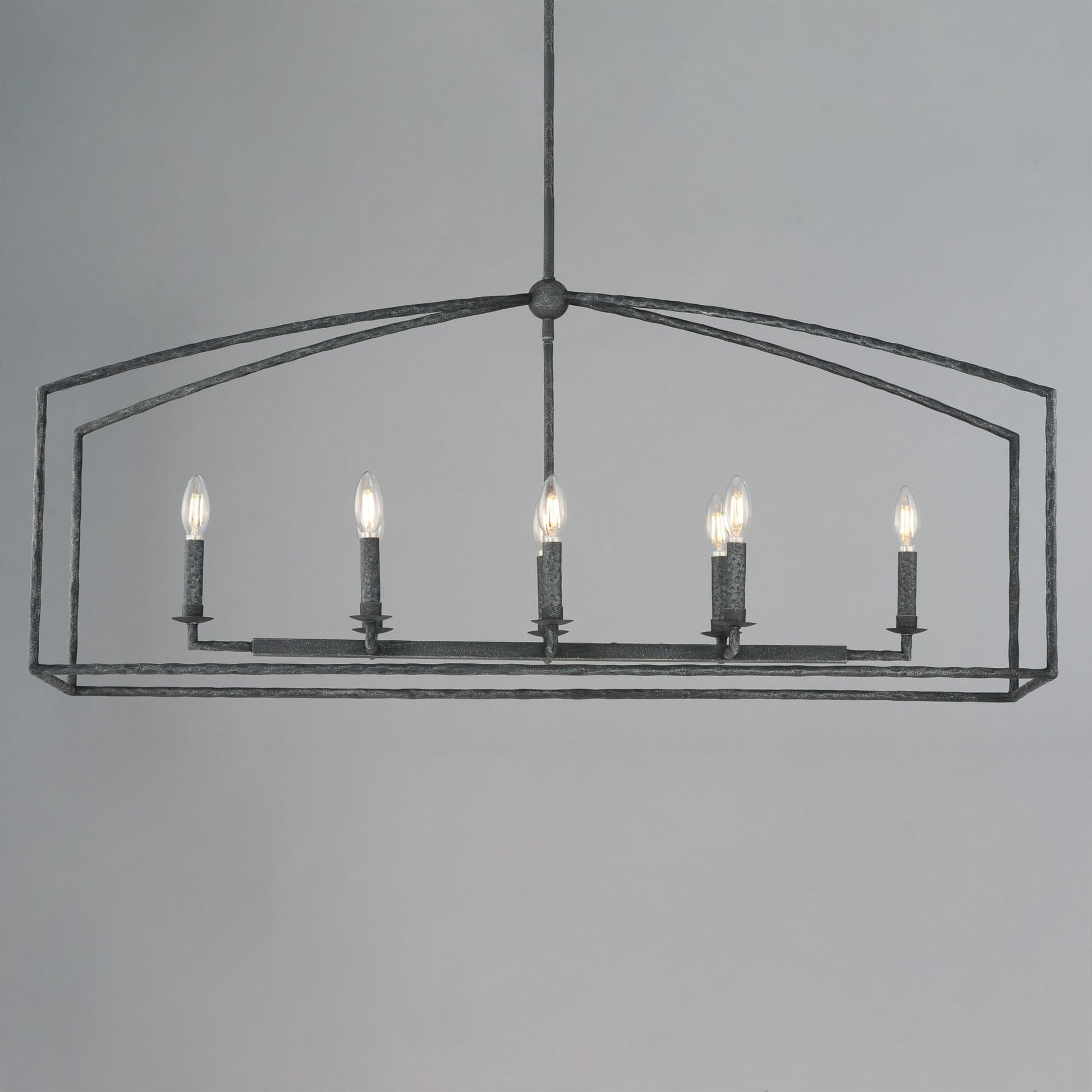 Martel Linear Pendant Light in Detail.