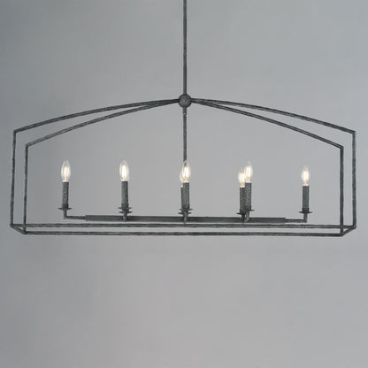 Martel Linear Pendant Light in Detail.