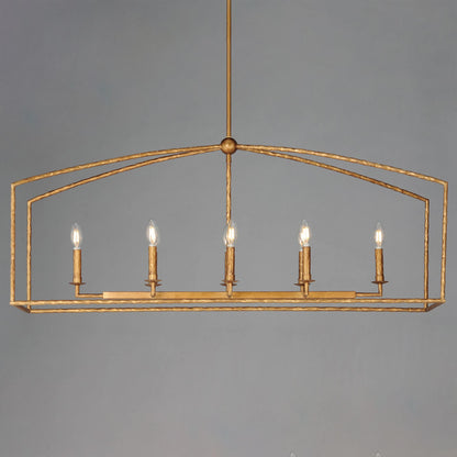 Martel Linear Pendant Light in Detail.