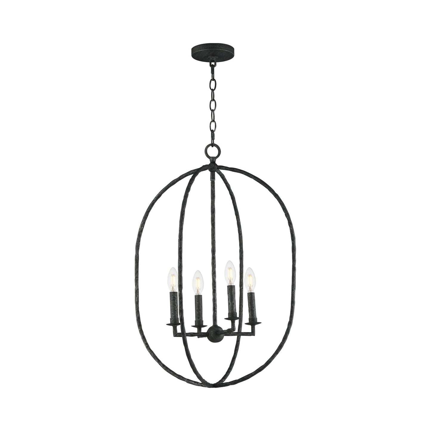 Martel Multi Light Pendant Light in Blacksmith (20-Inch).