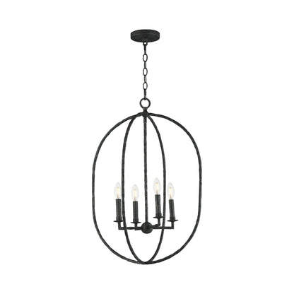 Martel Multi Light Pendant Light in Blacksmith (20-Inch).