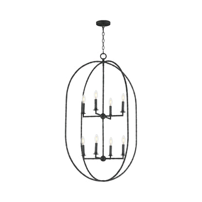 Martel Multi Light Pendant Light in Blacksmith (30-Inch).