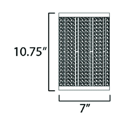 Miramar Bath Wall Light - line drawing.