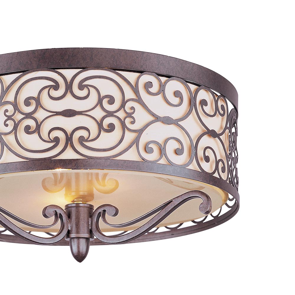 Mondrian Flush Mount Ceiling Light in Detail.