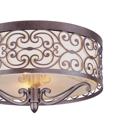 Mondrian Flush Mount Ceiling Light in Detail.