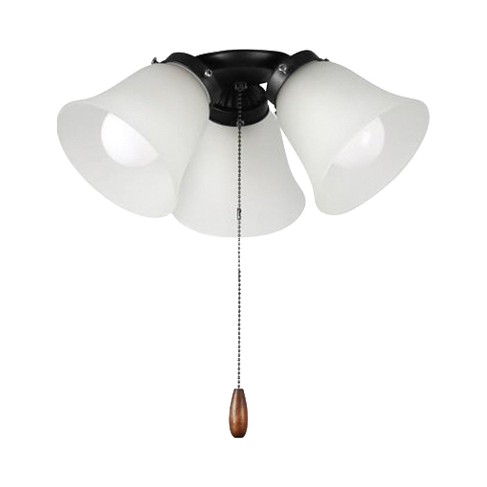 Multi-Light Ceiling Fan Light Kit in Black (13.5-Inch).