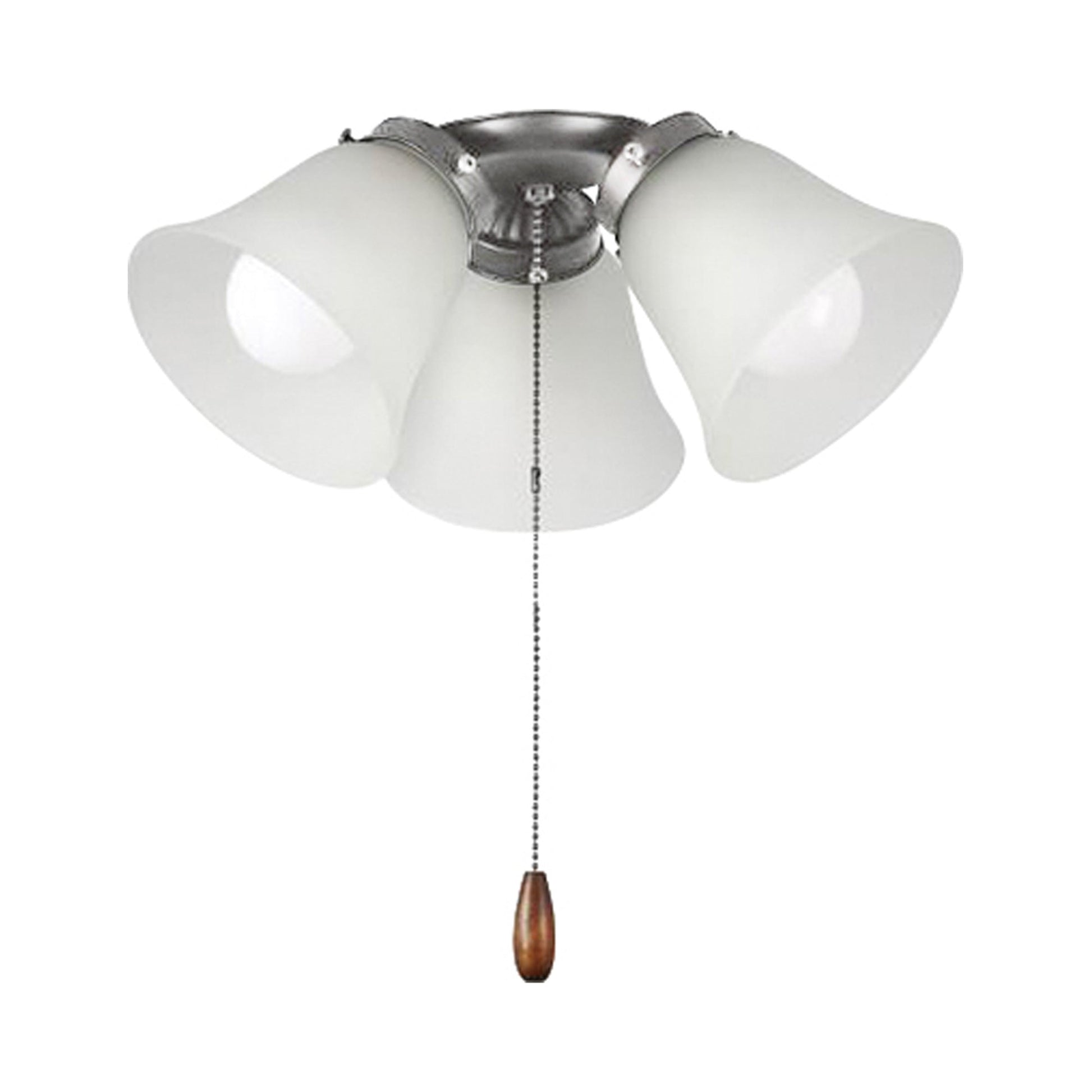 Multi-Light Ceiling Fan Light Kit in Satin Nickel (13.5-Inch).