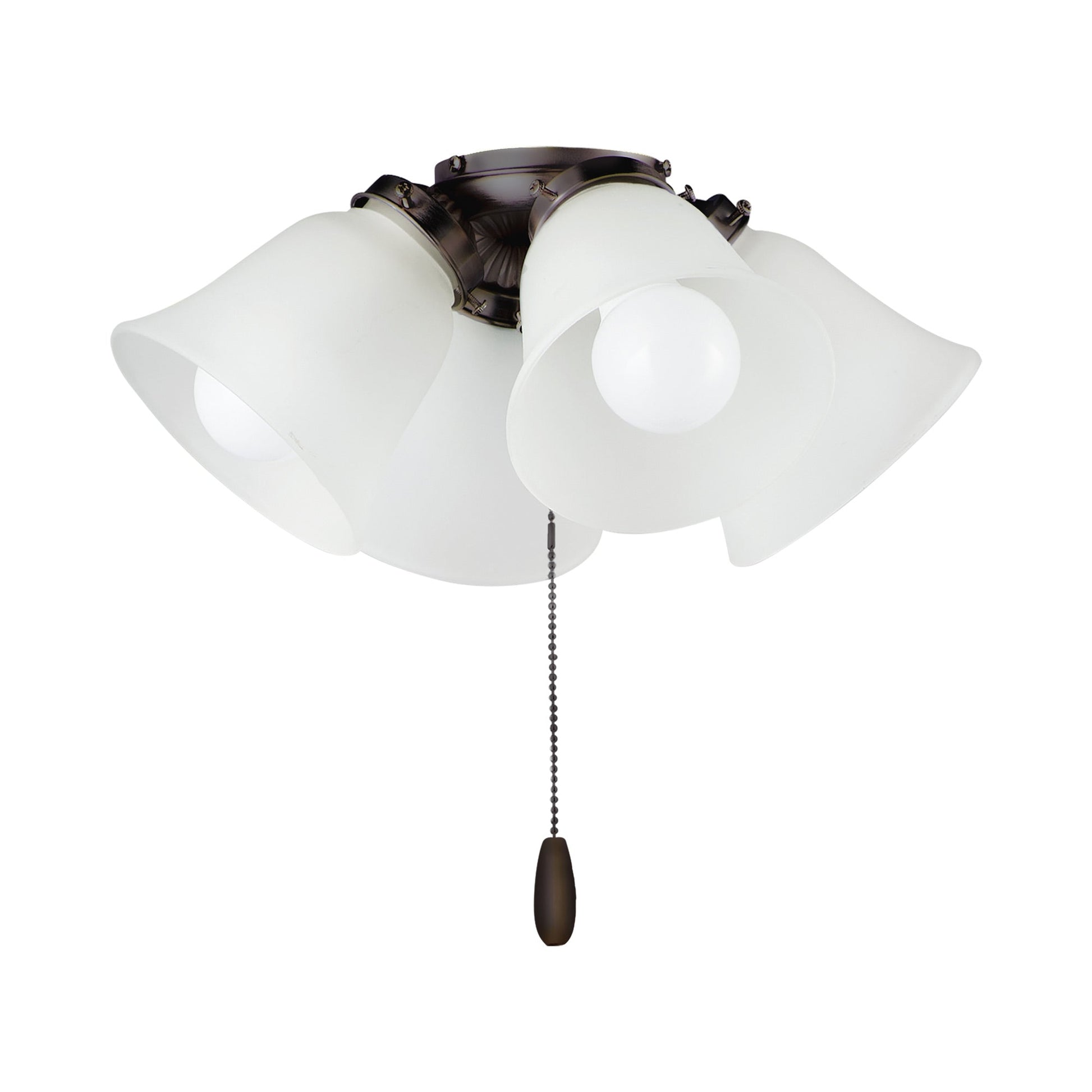 Multi-Light Ceiling Fan Light Kit in Oil Rubbed Bronze (15-Inch).