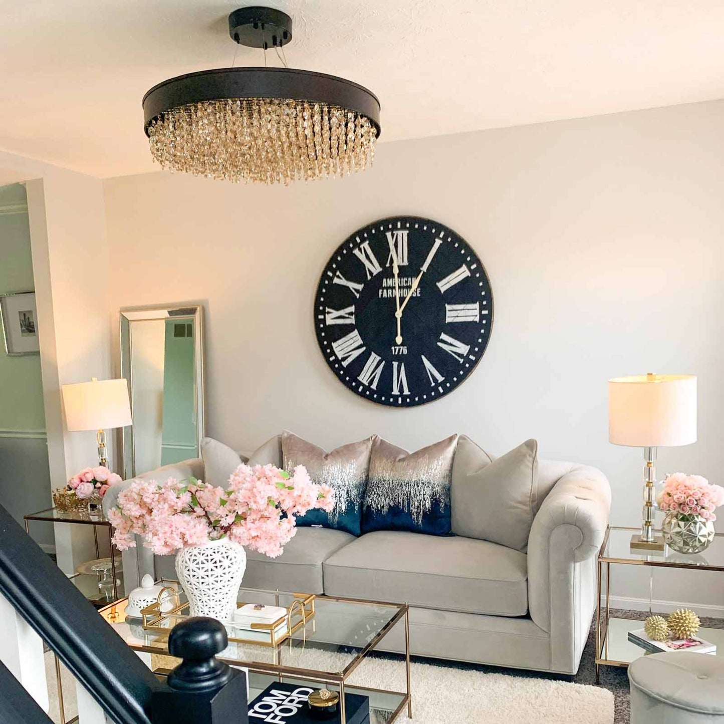 Mystic LED Pendant Light in living room.