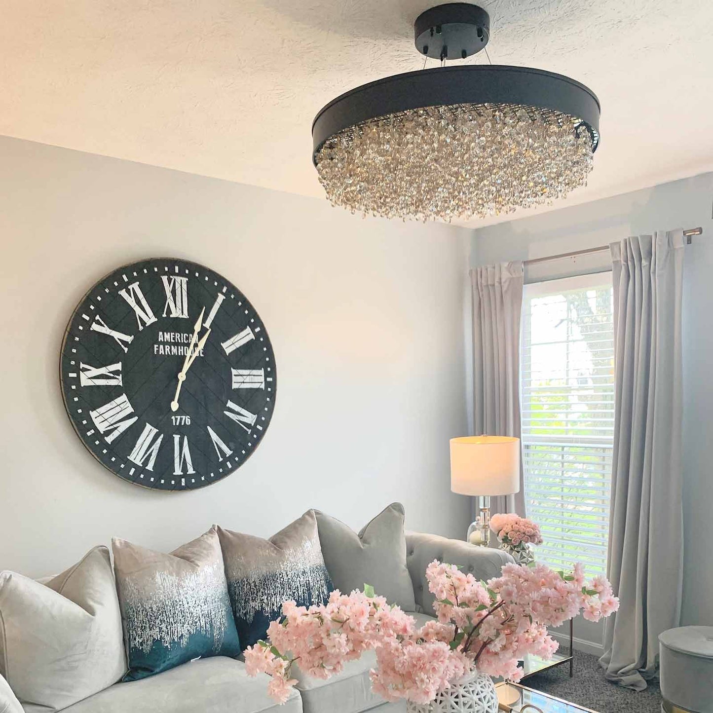 Mystic LED Pendant Light in living room.