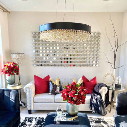 Mystic LED Pendant Light in living room.