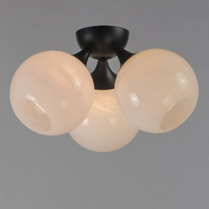 Neve Semi Flush Mount Ceiling Light in Detail.