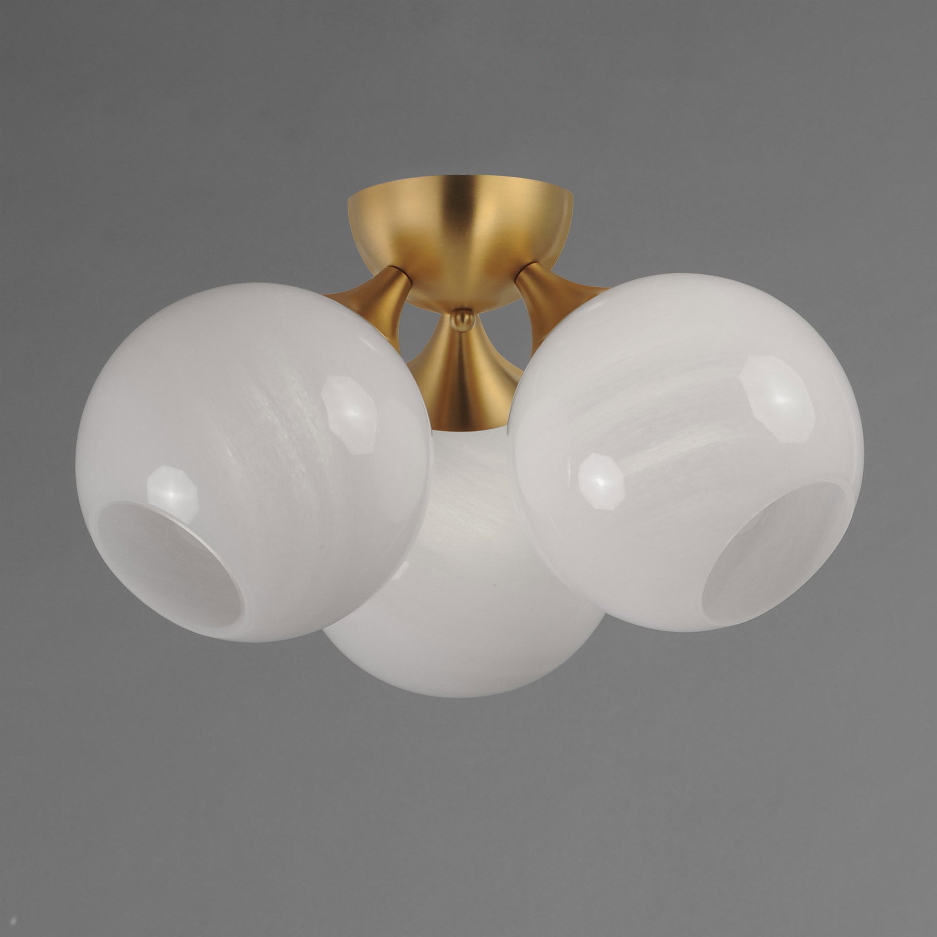 Neve Semi Flush Mount Ceiling Light in Detail.