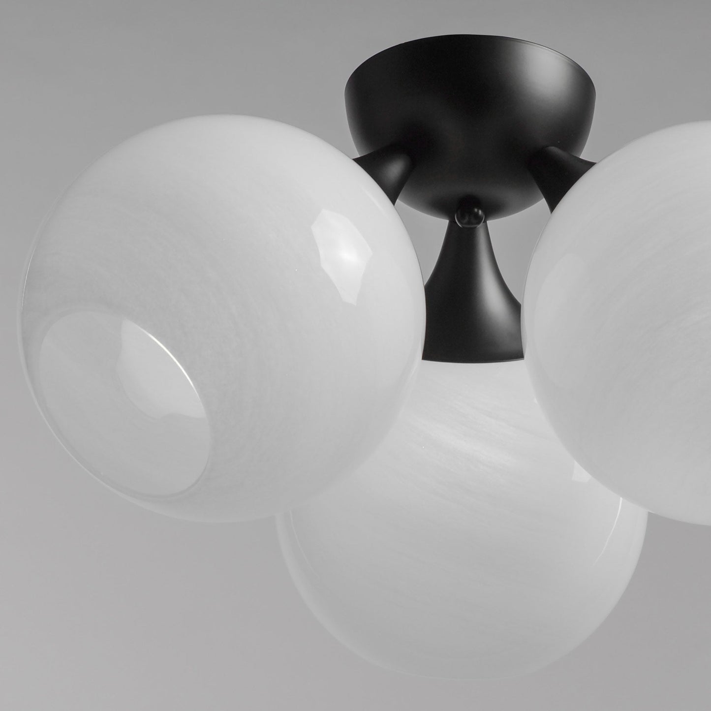 Neve Semi Flush Mount Ceiling Light in Detail.