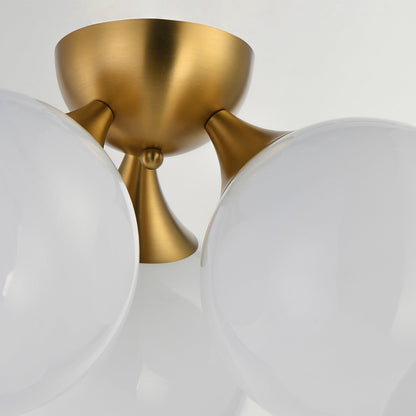 Neve Semi Flush Mount Ceiling Light in Detail.
