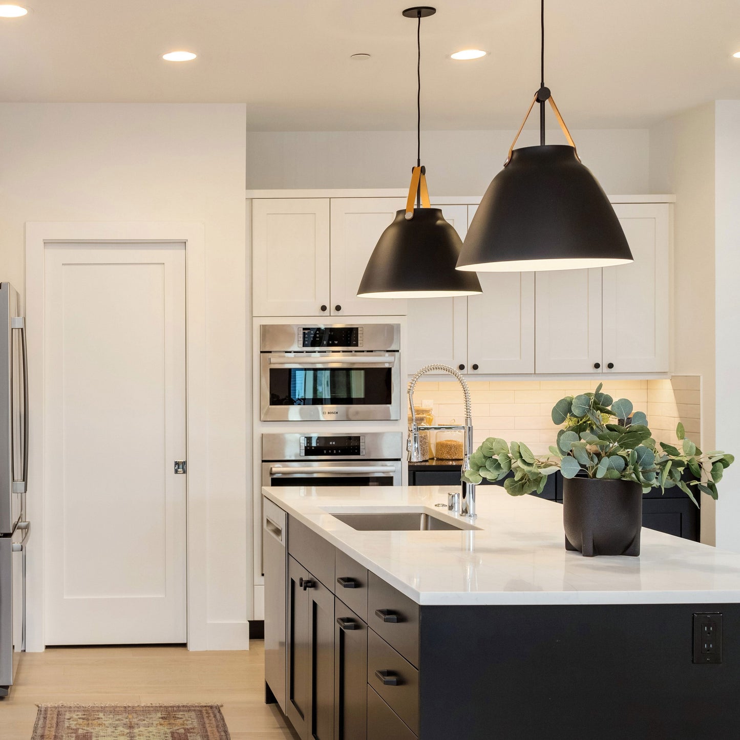 Nordic Dome Pendant Light in dining room.