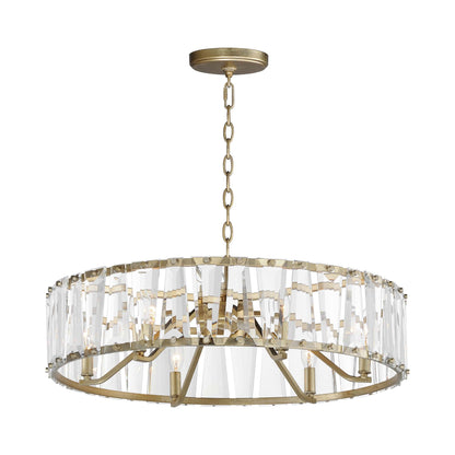 Odeon Chandelier in Golden Silver (6-Light).