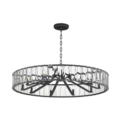 Odeon Chandelier in Black (10-Light).