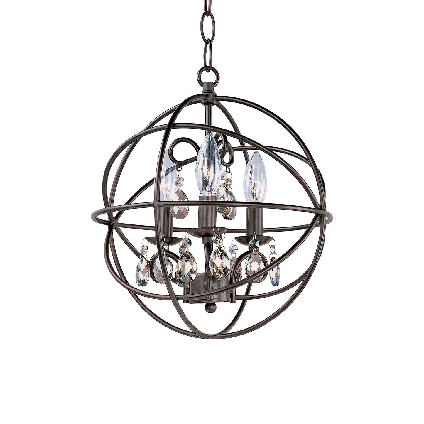 Orbit Pendant Light in Oil Rubbed Bronze (3-Light).