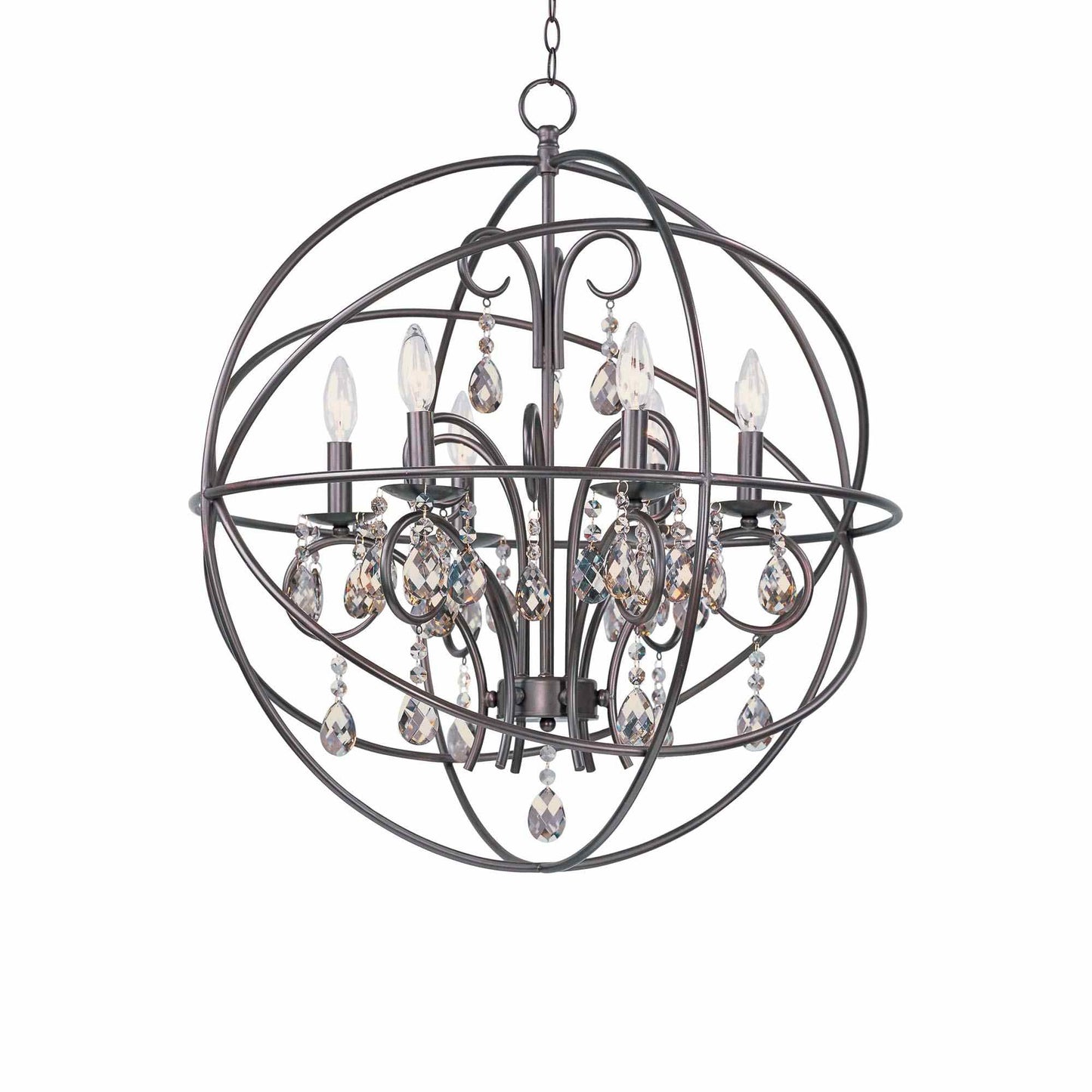 Orbit Pendant Light in Oil Rubbed Bronze (6-Light).