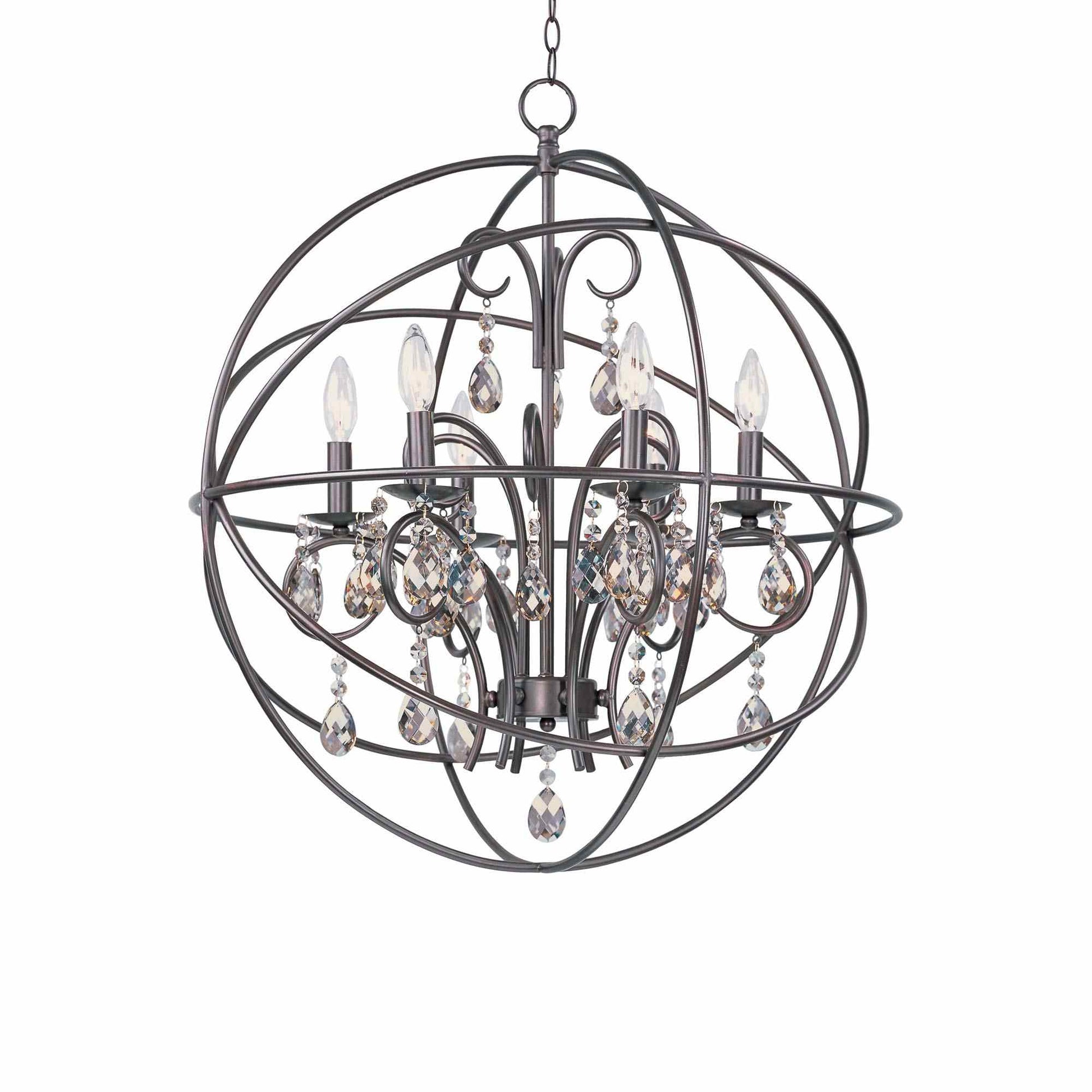 Orbit Pendant Light in Oil Rubbed Bronze (6-Light).