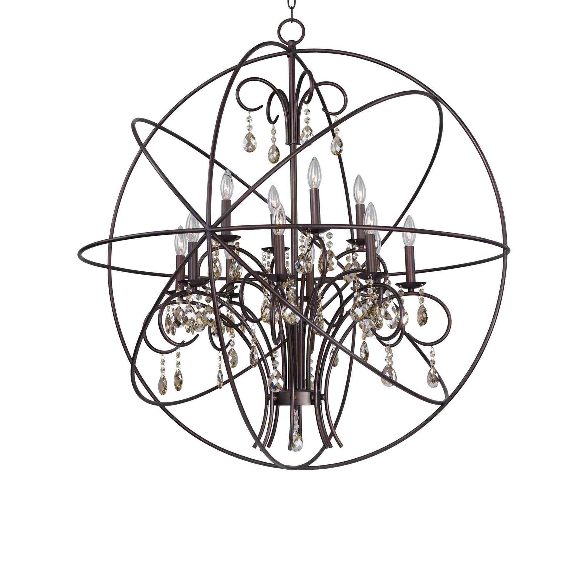 Orbit Pendant Light in Oil Rubbed Bronze (12-Light).