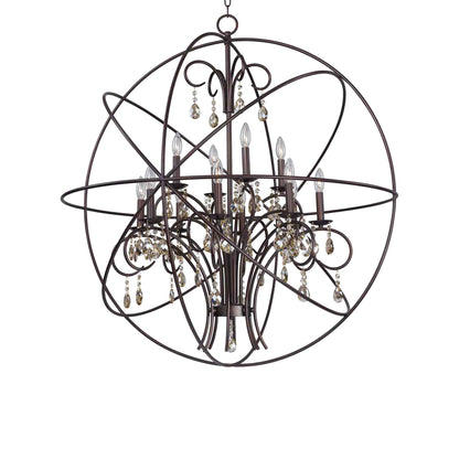 Orbit Pendant Light in Oil Rubbed Bronze (12-Light).