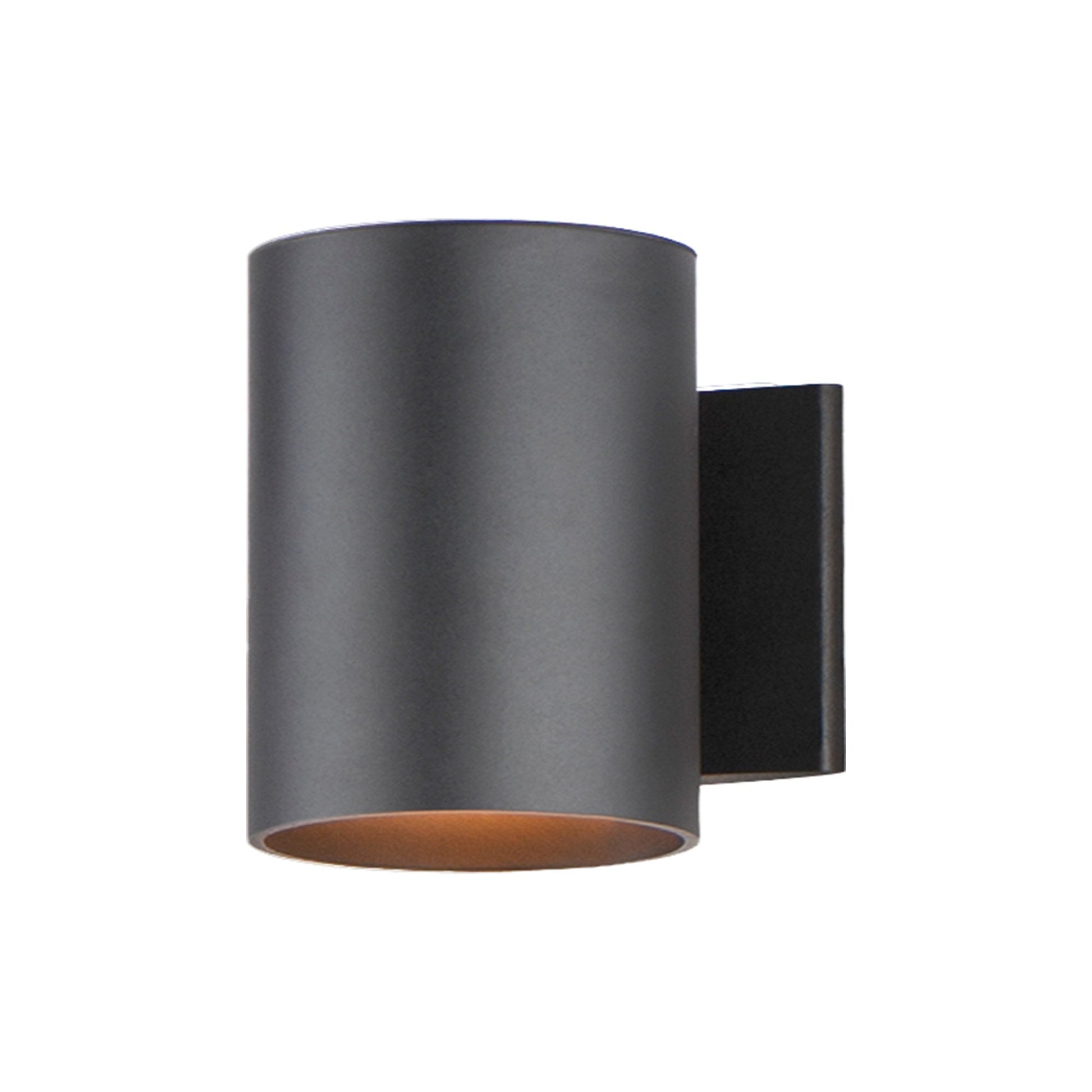 Outpost Outdoor Wall Light in Bronze (Incandescent/5-Inch/Short).