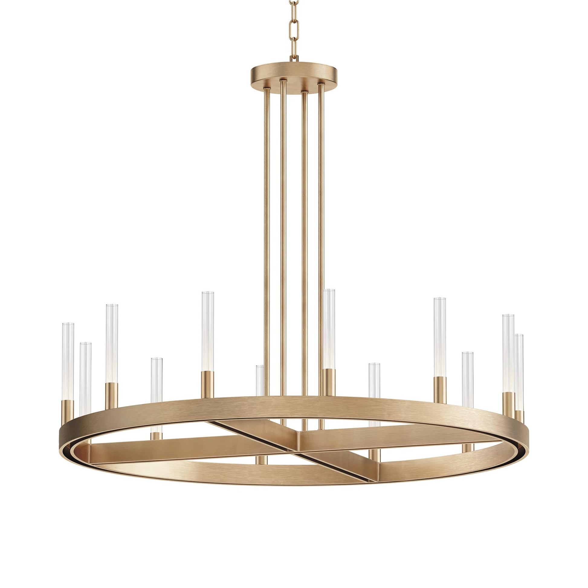 Ovation LED Chandelier in Gold (12-Light).