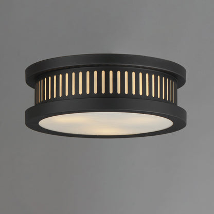 Oxford Outdoor Flush Mount Ceiling Light in Detail.