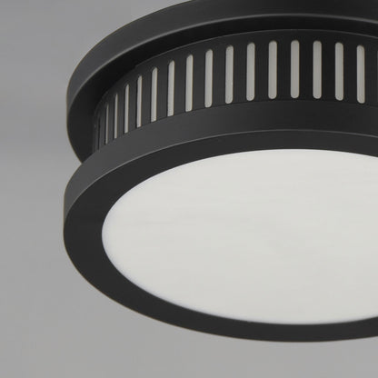 Oxford Outdoor Flush Mount Ceiling Light in Detail.