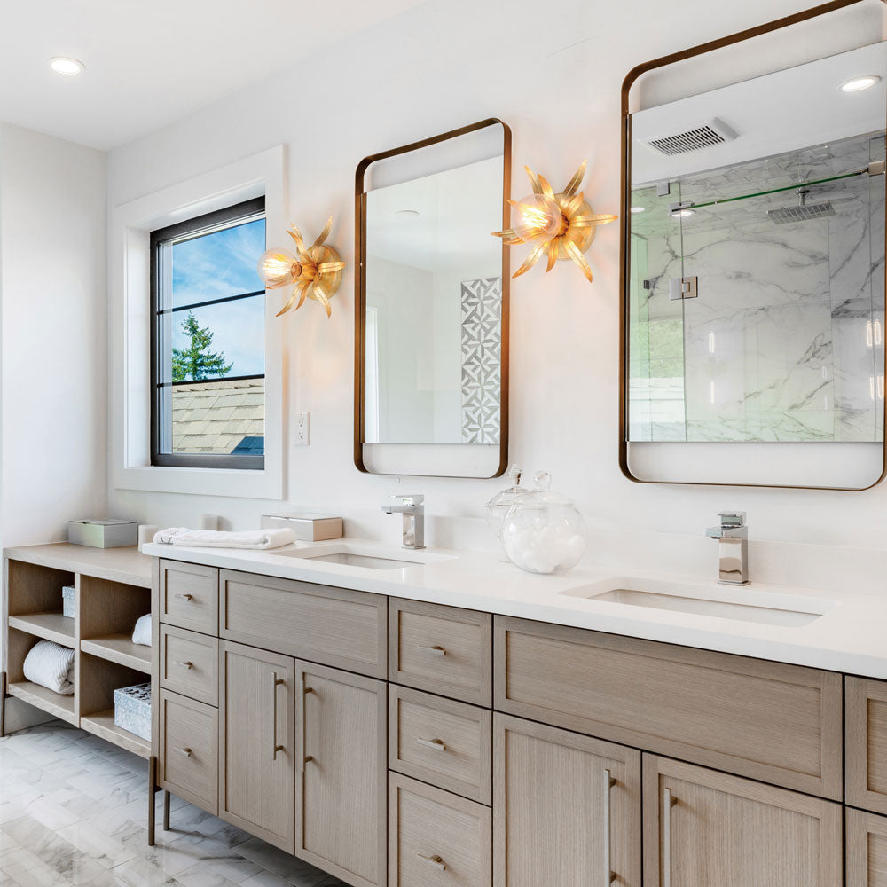Paloma Bath Wall Light in bathroom.