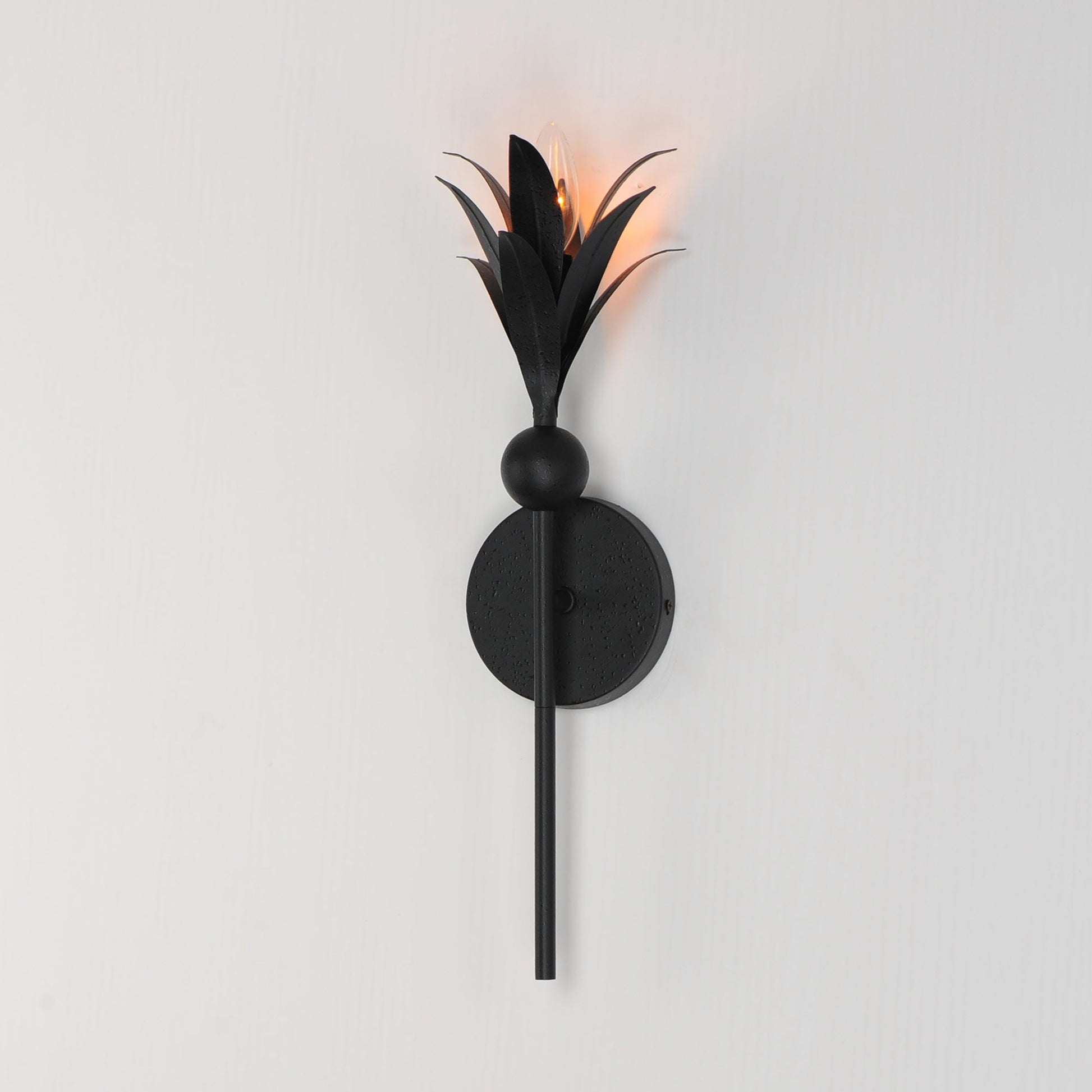 Paloma Leaf Wall Light in Detail.