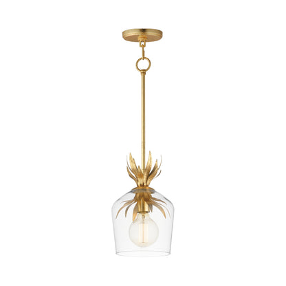 Paloma Pendant Light in Gold Leaf.