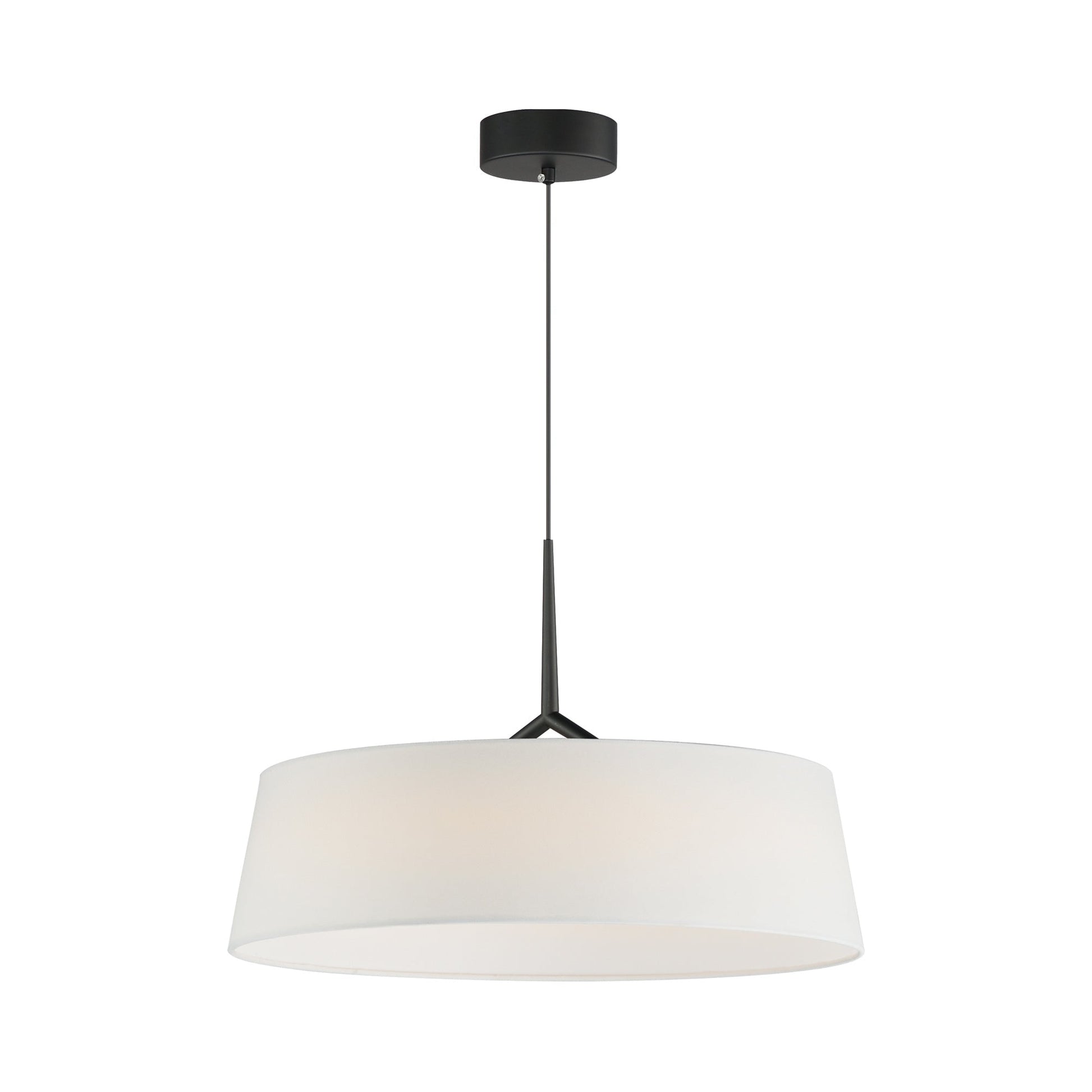 Paramount LED Pendant Light in Black (21.25-Inch).
