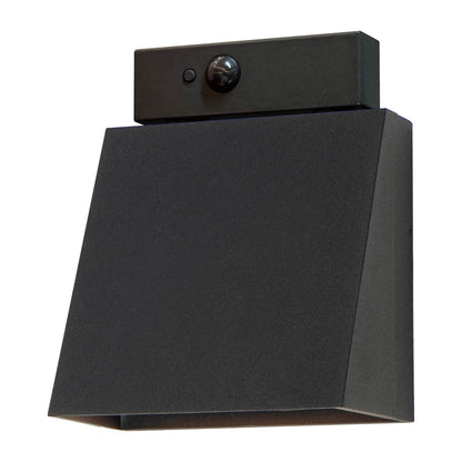 Pathfinder Outdoor LED Wall Light in Black (Small/Motion Sensor).
