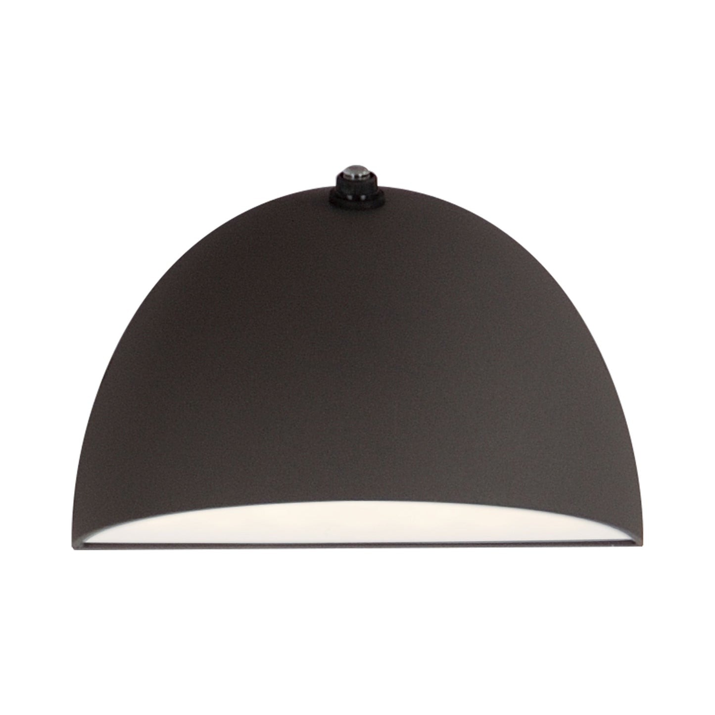 Pathfinder Outdoor LED Spherical Wall Light in Architectural Bronze (Photocell).