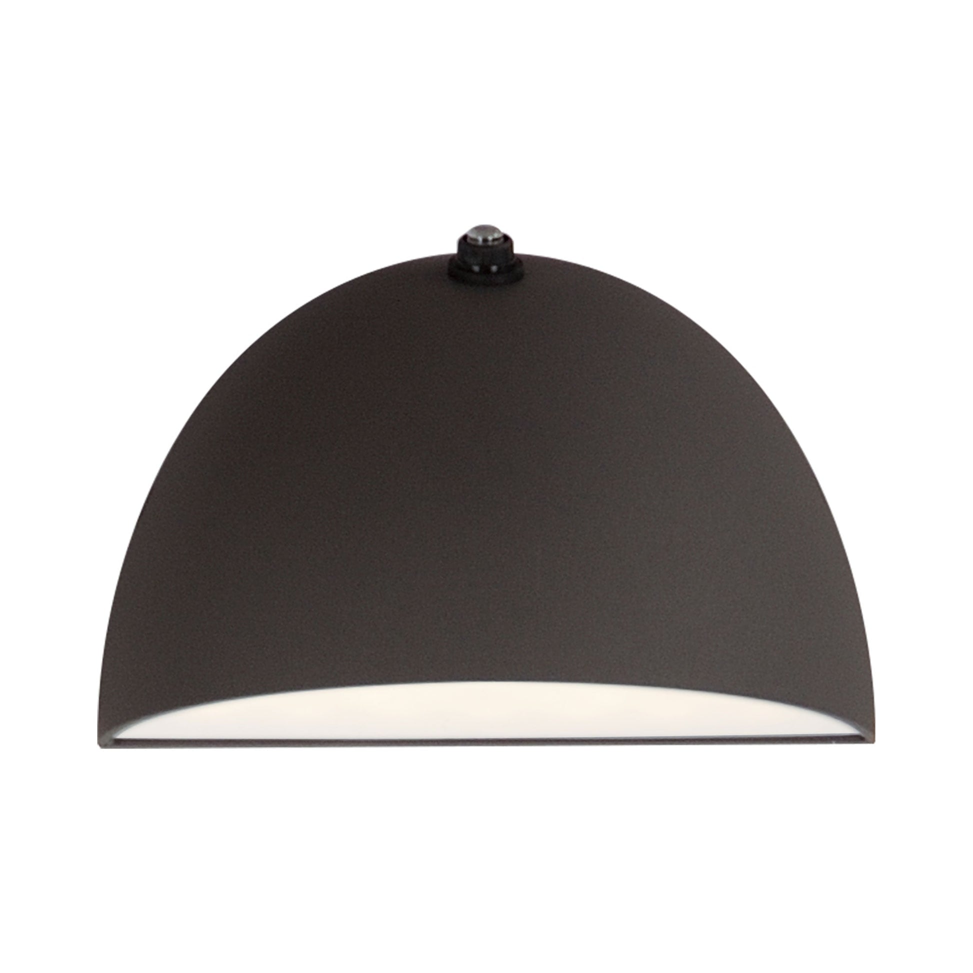 Pathfinder Outdoor LED Spherical Wall Light in Architectural Bronze (Photocell).