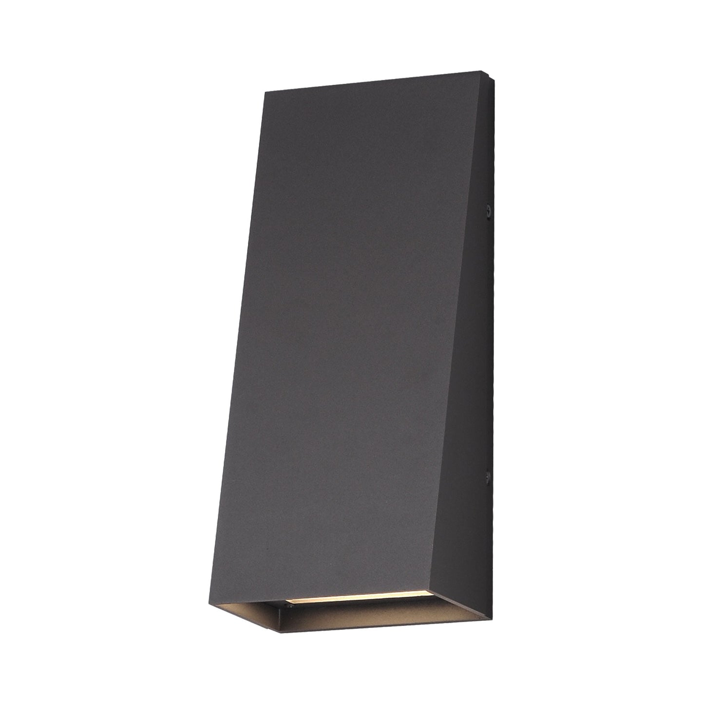 Pathfinder Tall Outdoor LED Wall Light in Architectural Bronze (Without Photocell).