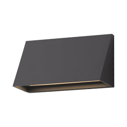 Pathfinder Wide Outdoor LED Wall Light in Architectural Bronze (Without Photocell).