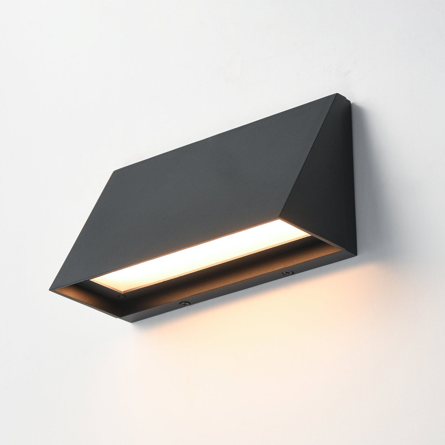 Pathfinder Wide Outdoor LED Wall Light in Detail.