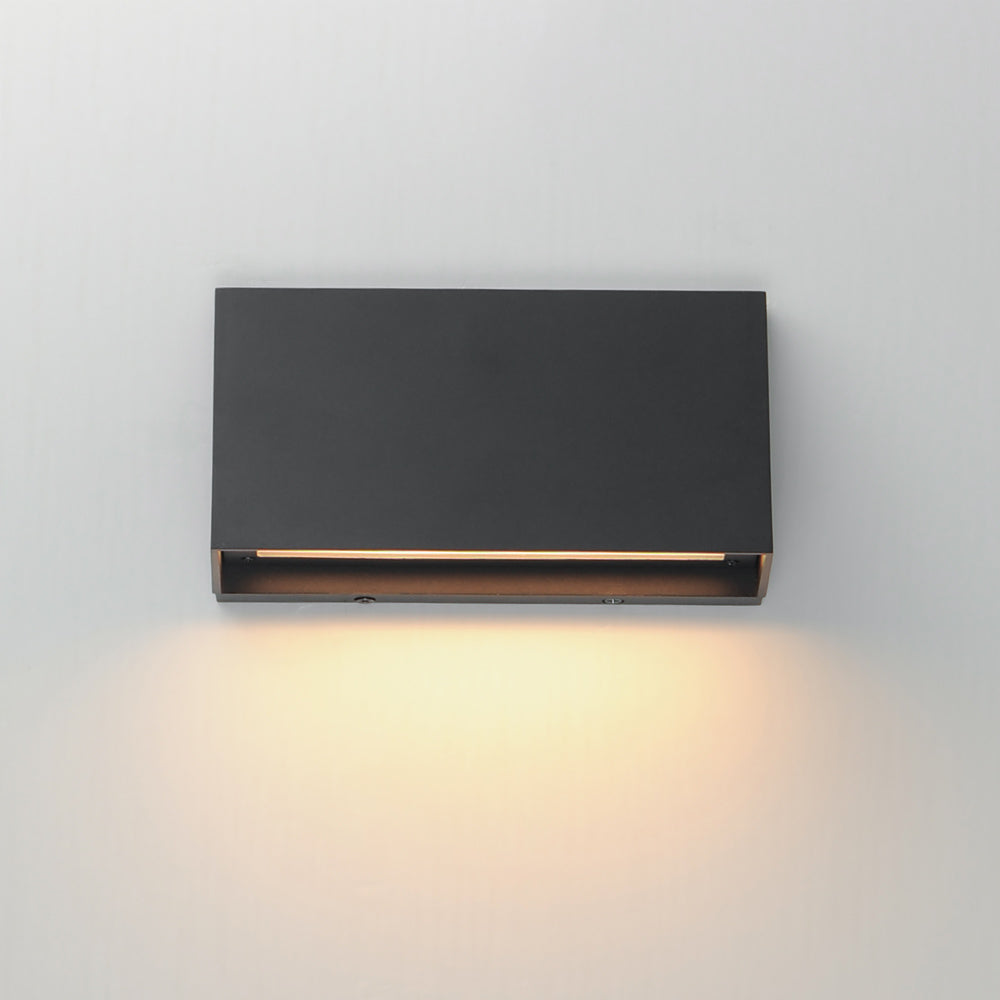 Pathfinder Wide Outdoor LED Wall Light in Detail.
