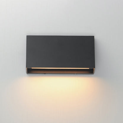 Pathfinder Wide Outdoor LED Wall Light in Detail.