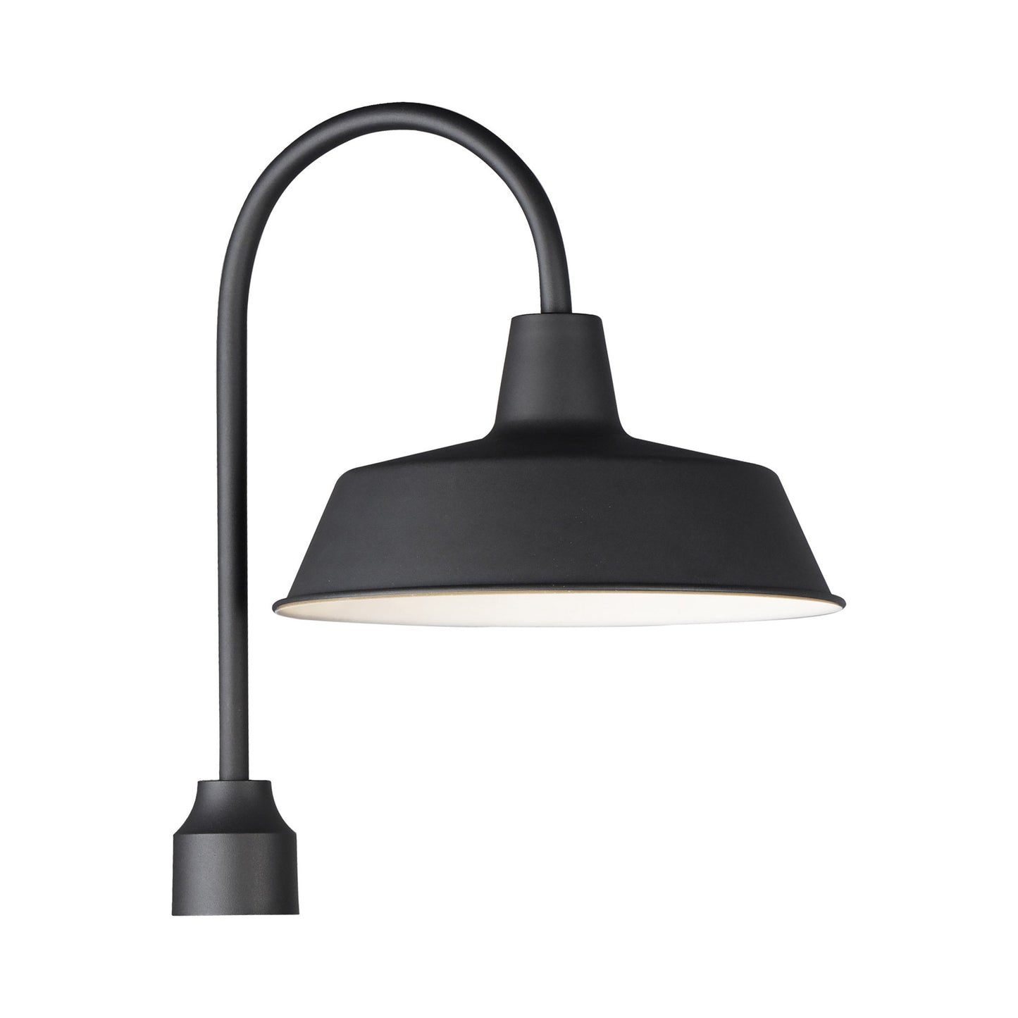 Pier M Outdoor Post Light in Black.