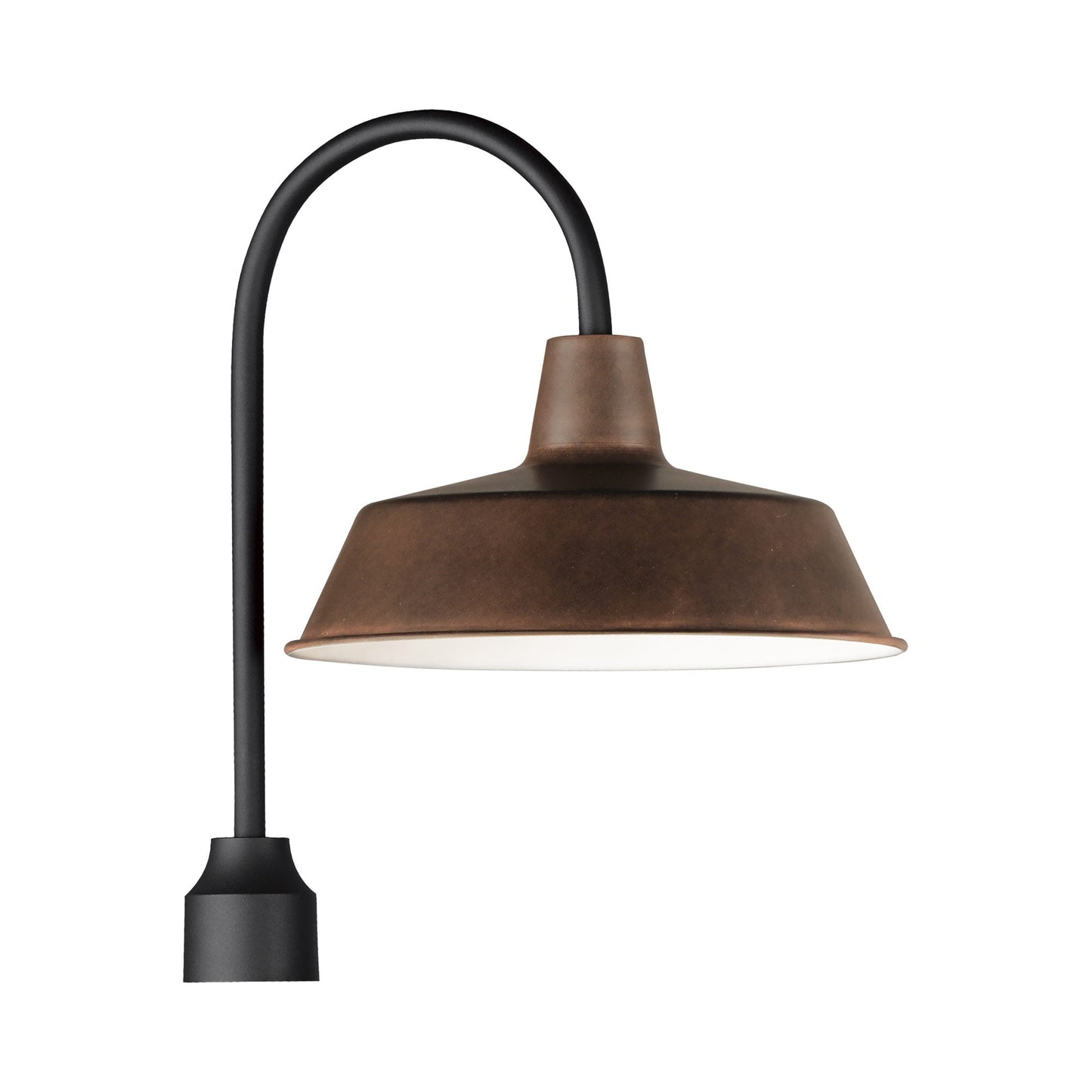 Pier M Outdoor Post Light in Empire Bronze/Black.