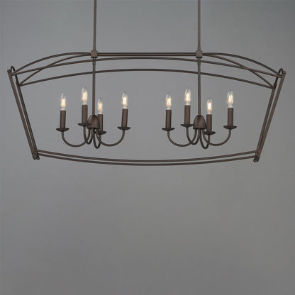 Plumette Linear Pendant Light in Detail.