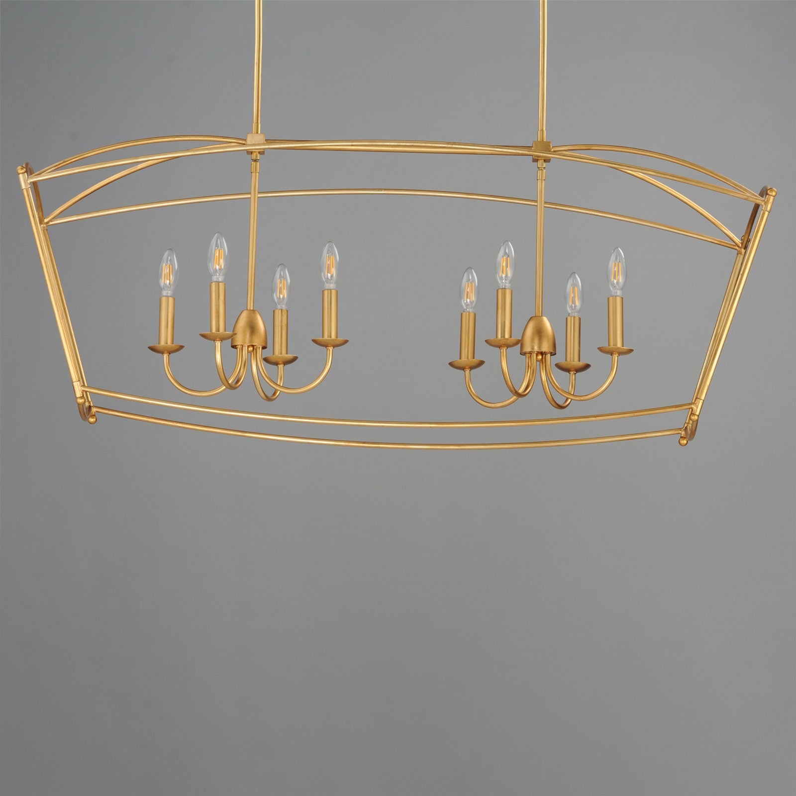 Plumette Linear Pendant Light in Detail.