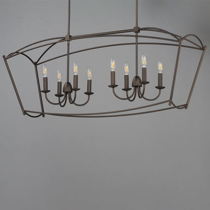 Plumette Linear Pendant Light in Detail.