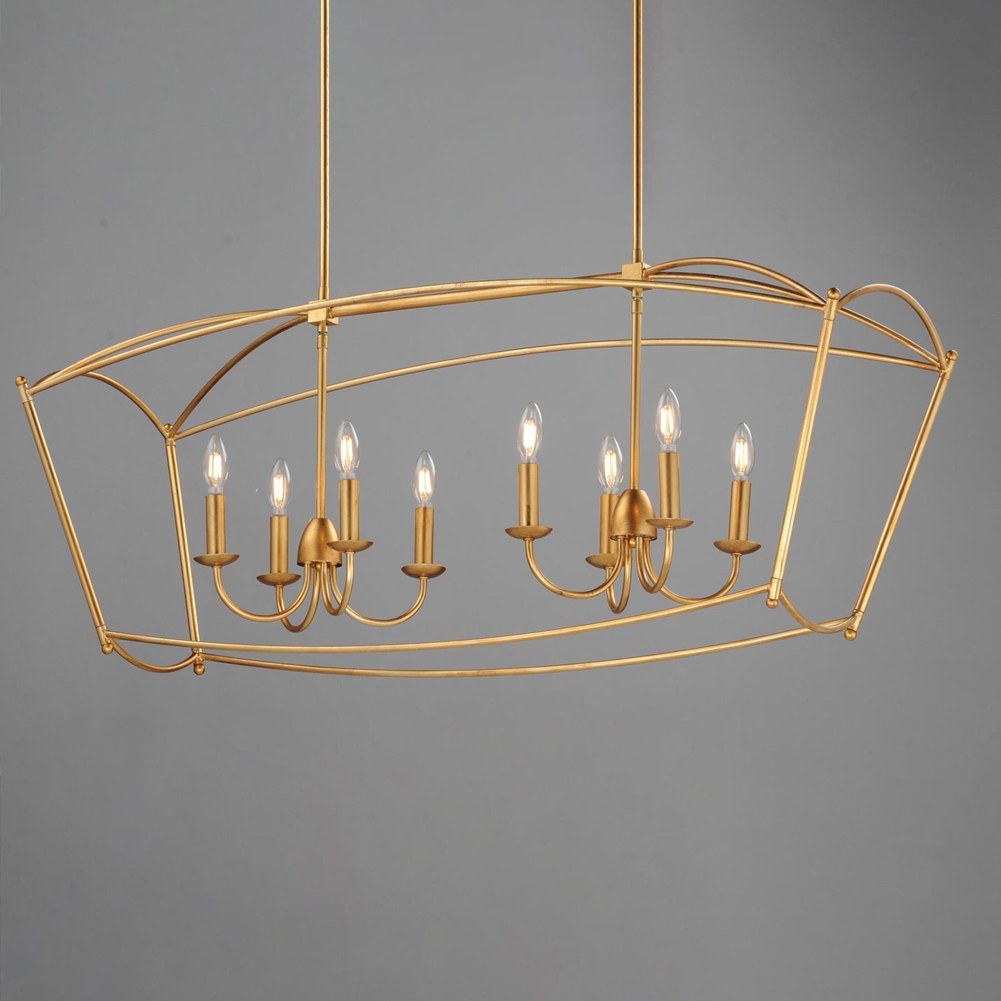 Plumette Linear Pendant Light in Detail.